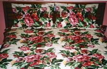 Peony pattern Bed Spread